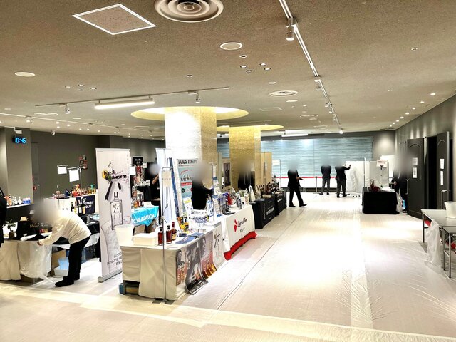 メーカーの出店ブースとしてホワイエをご利用いただきました。